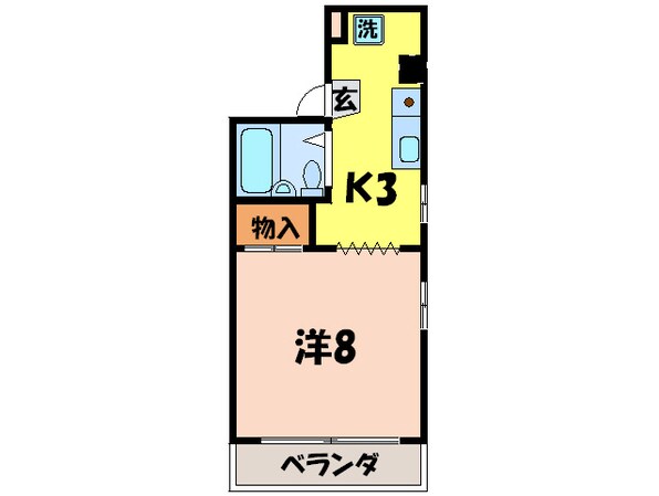 サンハイツ久野の物件間取画像